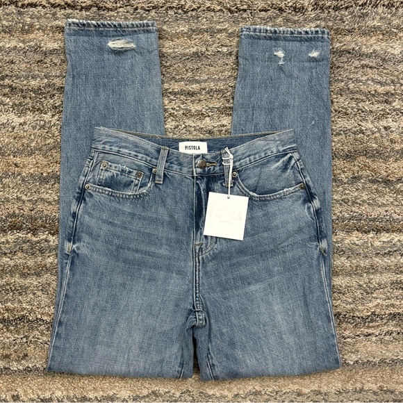 Pistola Presley High Rise Relaxed Roller Jeans Sz 25 NWT | Pistola Relaxed Jean- - Picture 1 of 15
